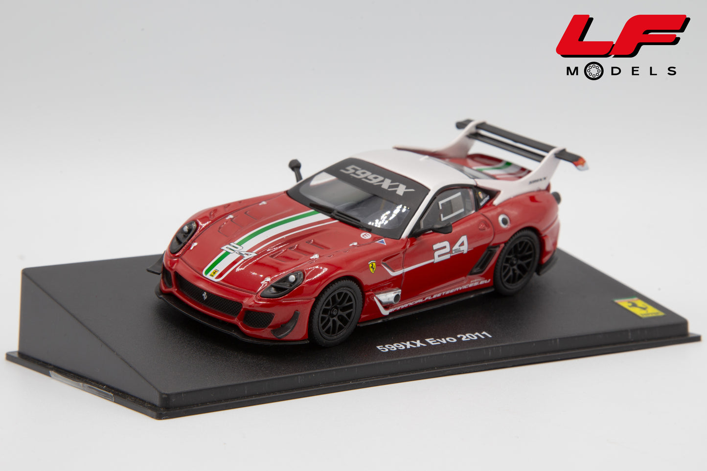 modellino ferrari 599xx evo edicola 1:43 frontale
