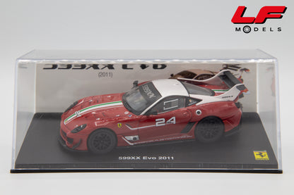modellino ferrari 599xx evo edicola 1:43 teca