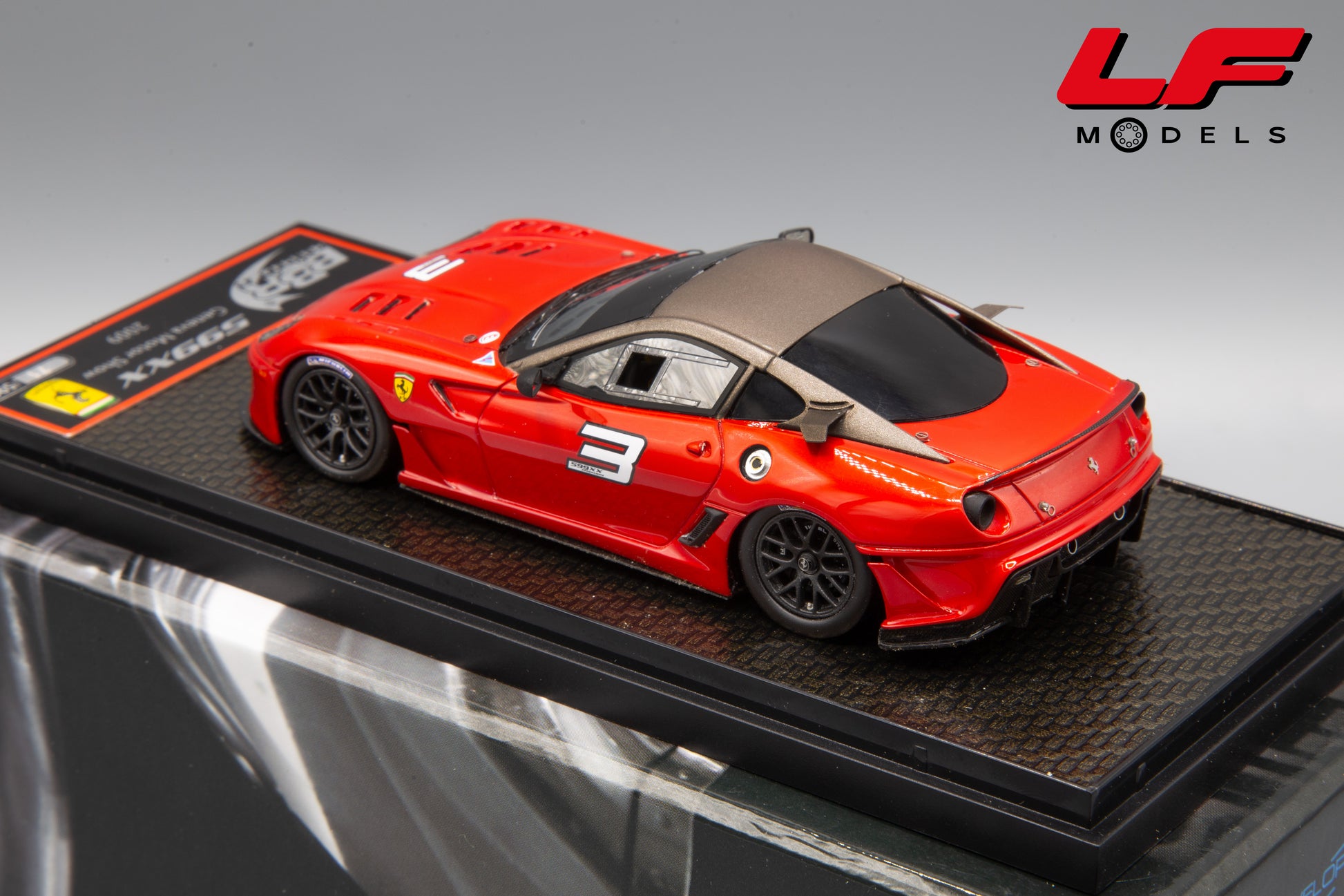 modellino ferrari 599xx bbr 1:43 posteriore