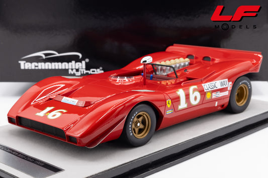 modellino ferrari 612p can am tecnomodel 1:18 TM18-256C vista frontale