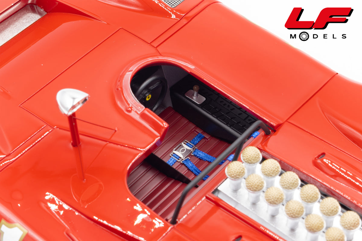 modellino ferrari 612p can am tecnomodel 1:18 TM18-256C vista interni