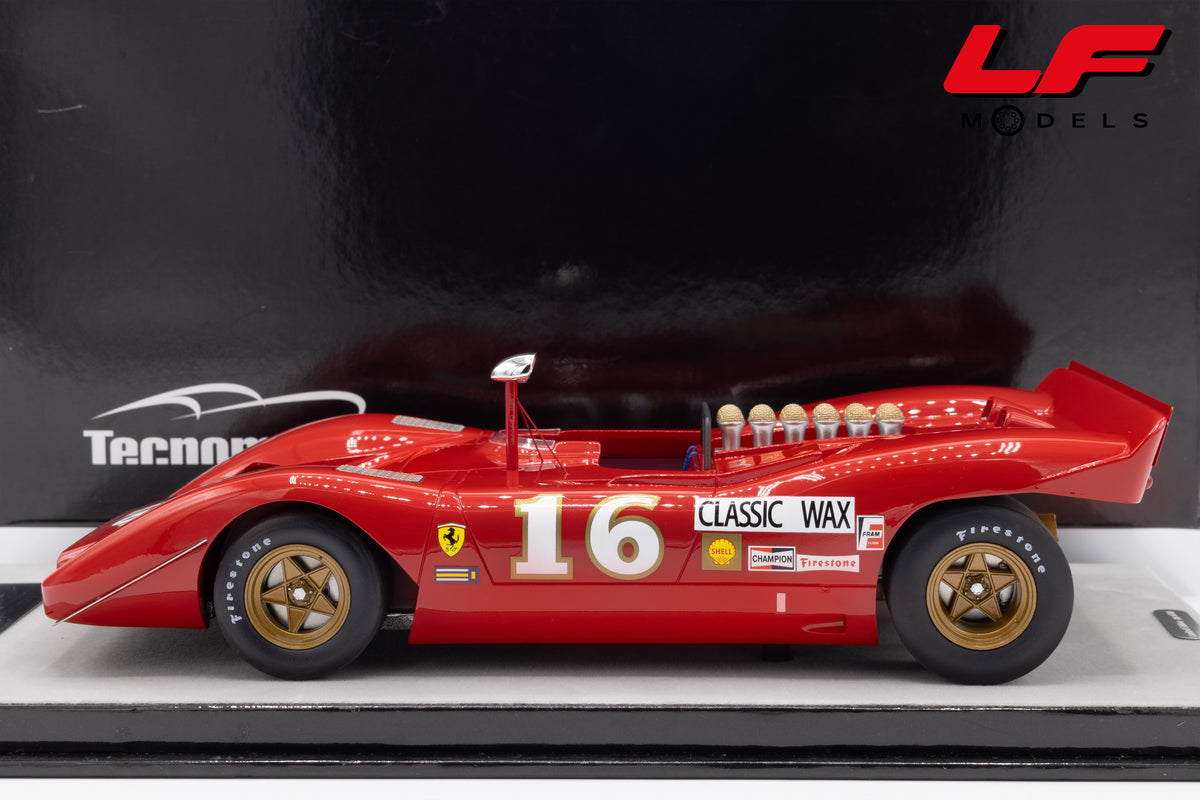 modellino ferrari 612p can am tecnomodel 1:18 TM18-256C vista laterale