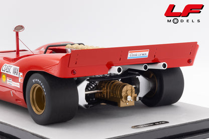 modellino ferrari 612p can am tecnomodel 1:18 TM18-256C vista posteriore