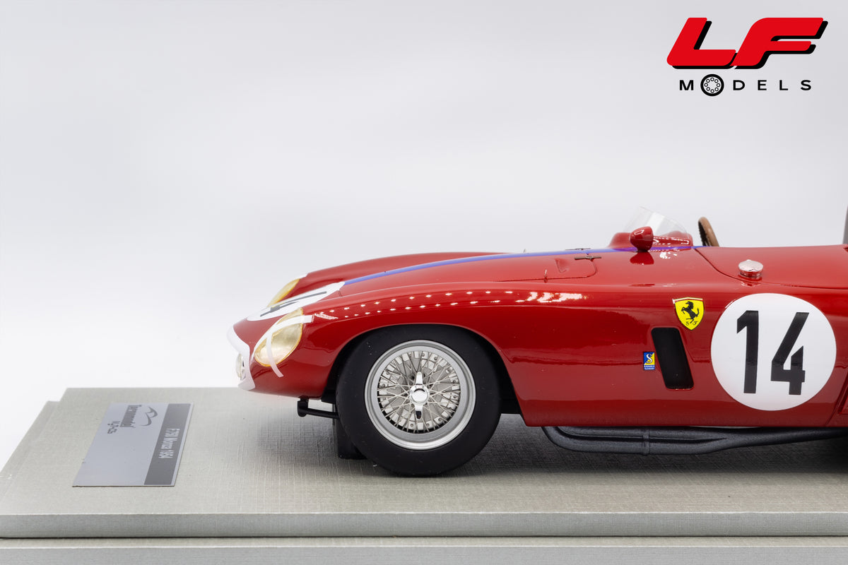 modellino ferrari 750 monza 24h le mans tecnomodel 1:18 TM18-46A vista cerchio