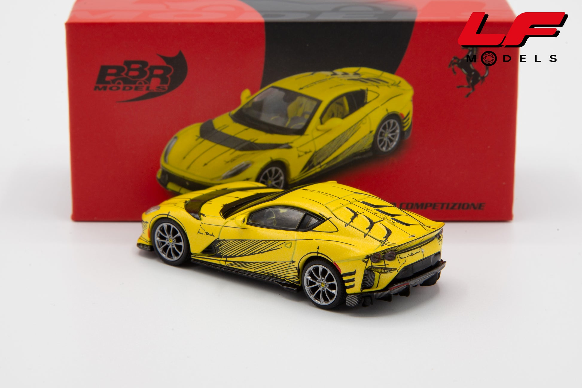 modellino ferrari 812 competizione bbr 1:64