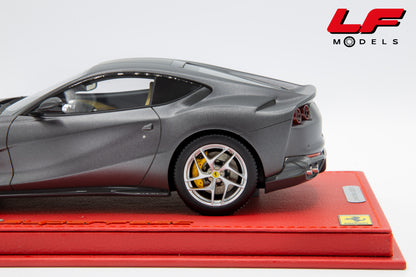 BBR FERRARI 812 SUPERFAST 87° SALON DE GENÈVE 2017 HOT MATT SILVER 1:18
