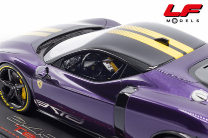 modellino ferrari 849 testarossa assetto fiorano viola hong kong bbr 1:18 P18276E vista interni