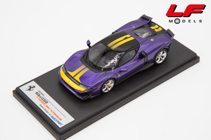 modellino ferrari 849 testarossa violetto dino assetto fiorano looksmart 1:43 LS562I vista frontale