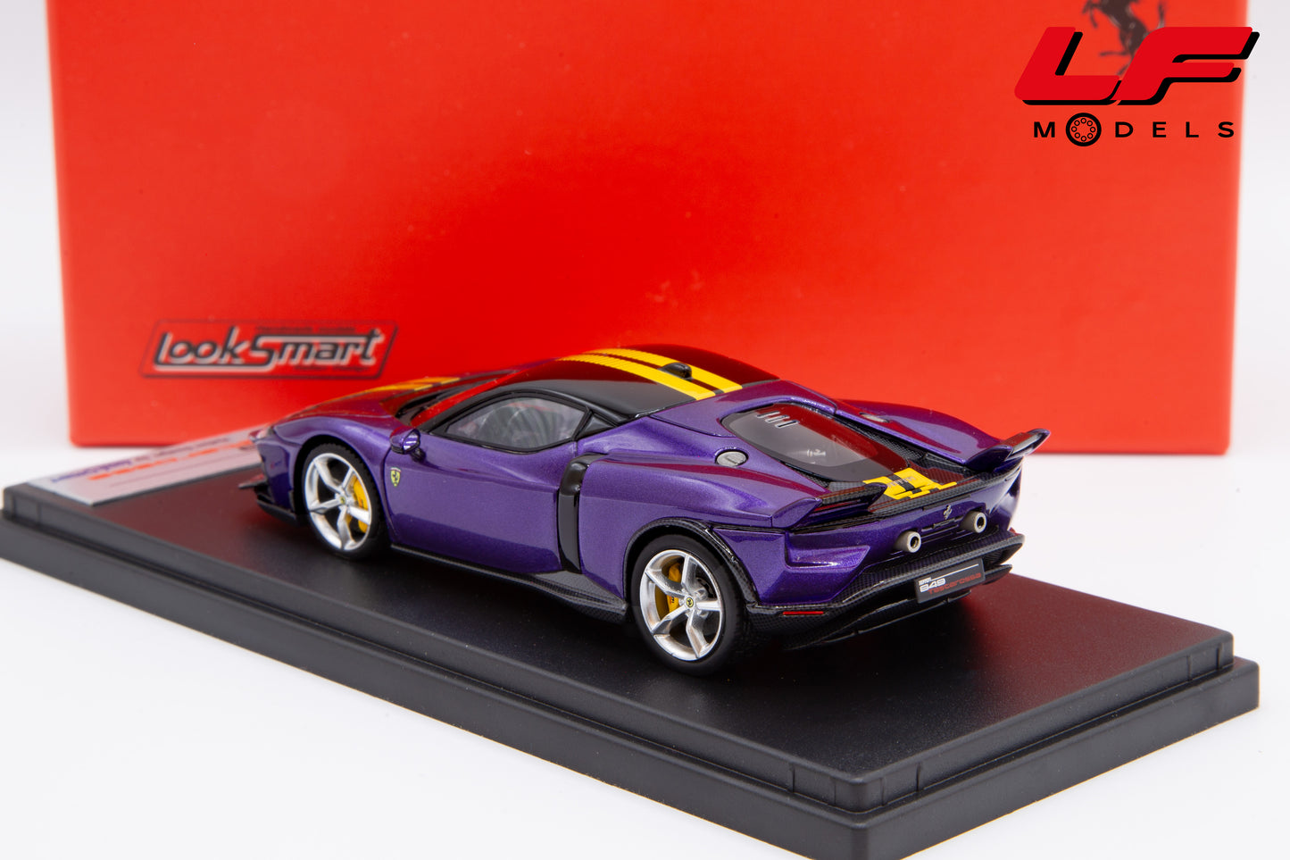 modellino ferrari 849 testarossa violetto dino assetto fiorano looksmart 1:43 LS562I vista posteriore