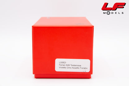 modellino ferrari 849 testarossa violetto dino assetto fiorano looksmart 1:43 LS562I vista scatola