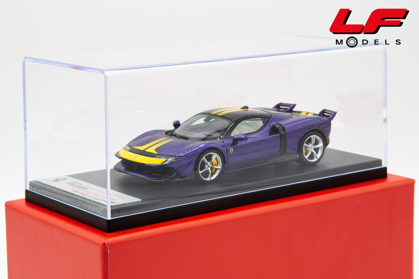 modellino ferrari 849 testarossa violetto dino assetto fiorano looksmart 1:43 LS562I vista teca