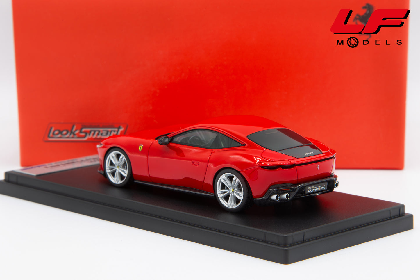 modellino ferrari amalfi looksmart 1:43 LS560E vista posteriore