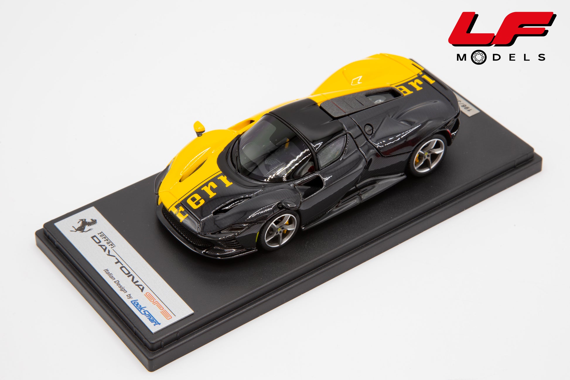 modellino ferrari daytona sp3 special livery 599+1 looksmart 1:43 LS535SE3 vista frontale