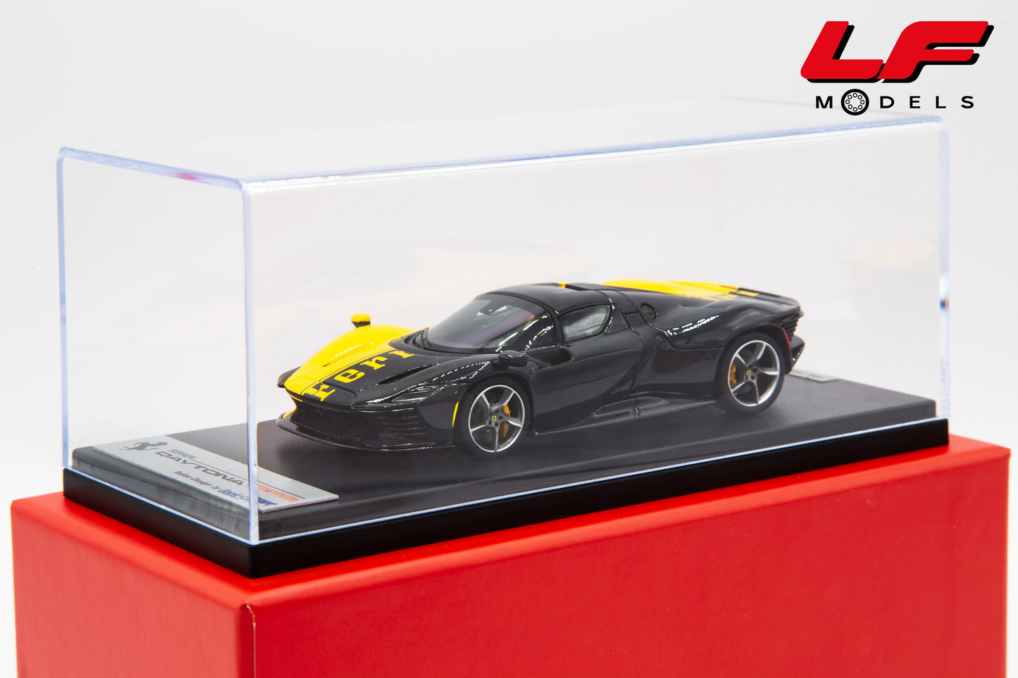 modellino ferrari daytona sp3 special livery 599+1 looksmart 1:43 LS535SE3 vista teca