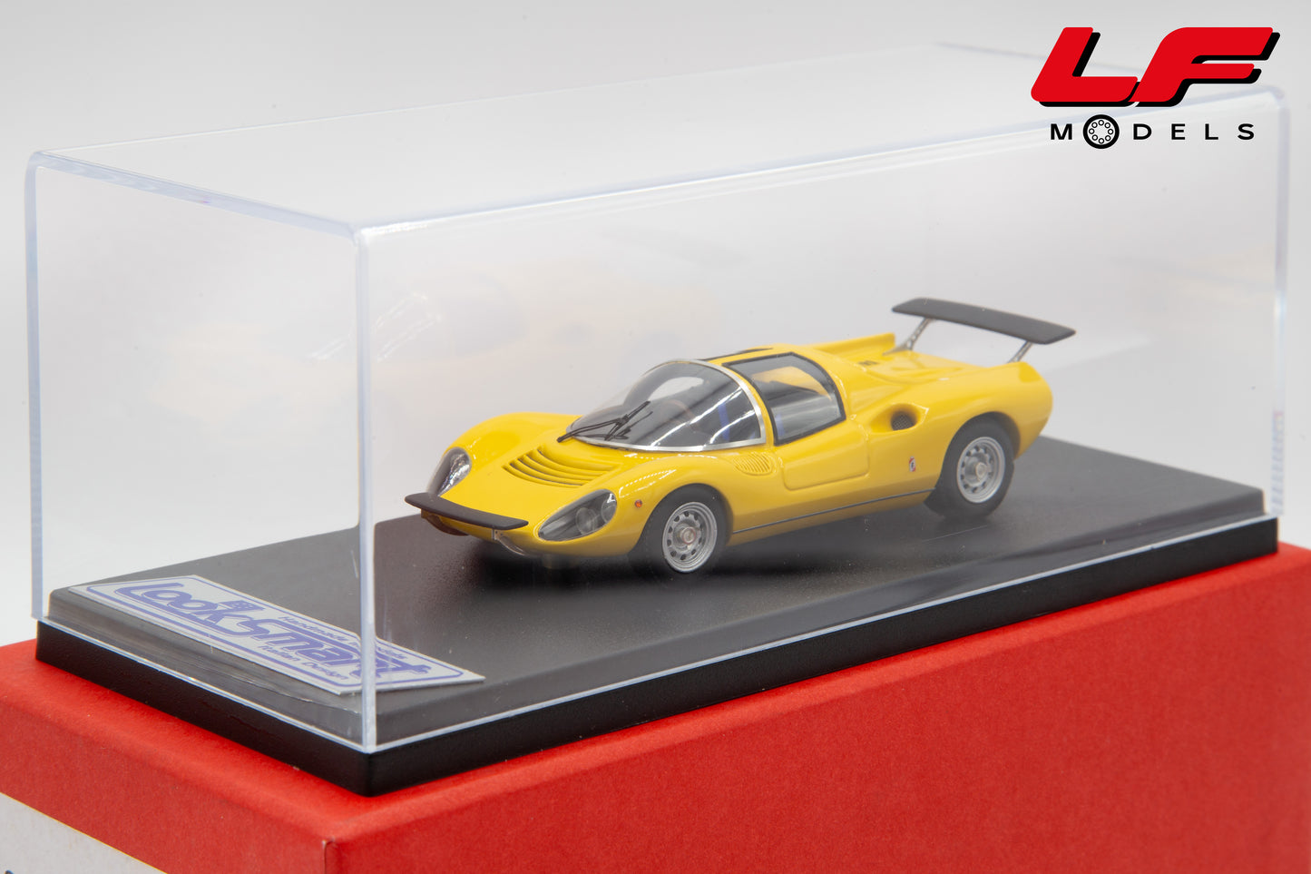 modellino ferrari dino 206s prototype LS349 vista teca
