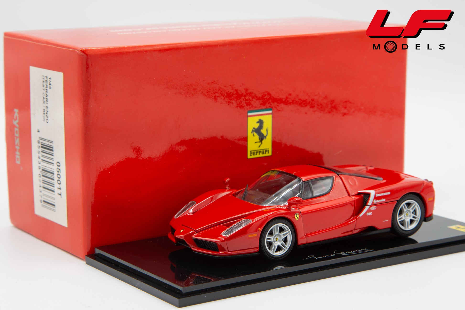 modellino ferrari enzo test car kyosho 1:43 frontale