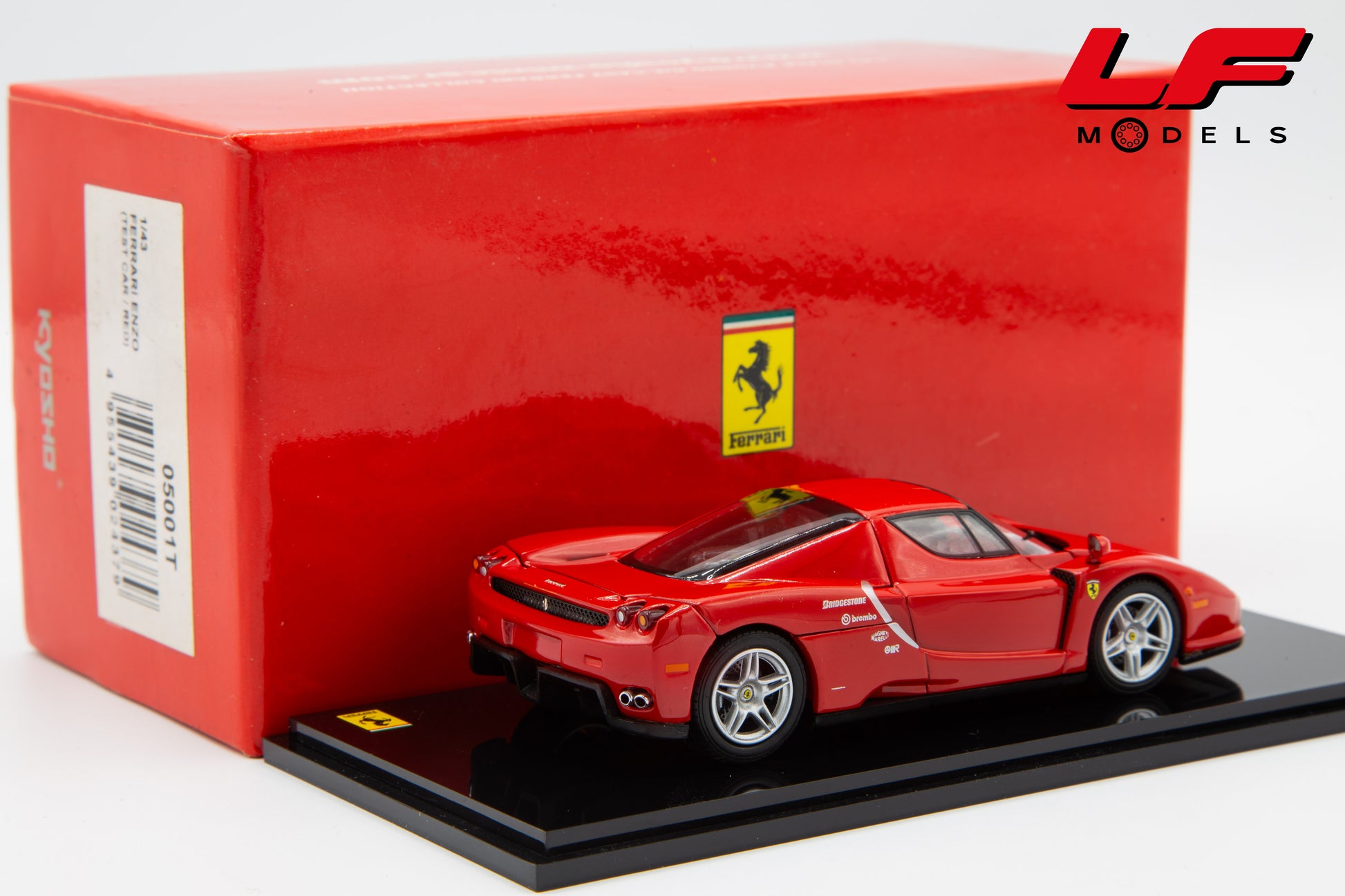 modellino ferrari enzo test car kyosho 1:43 posteriore