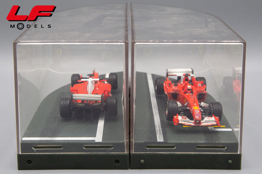 modellino ferrari f2004 hotwheels 1:43 frontale