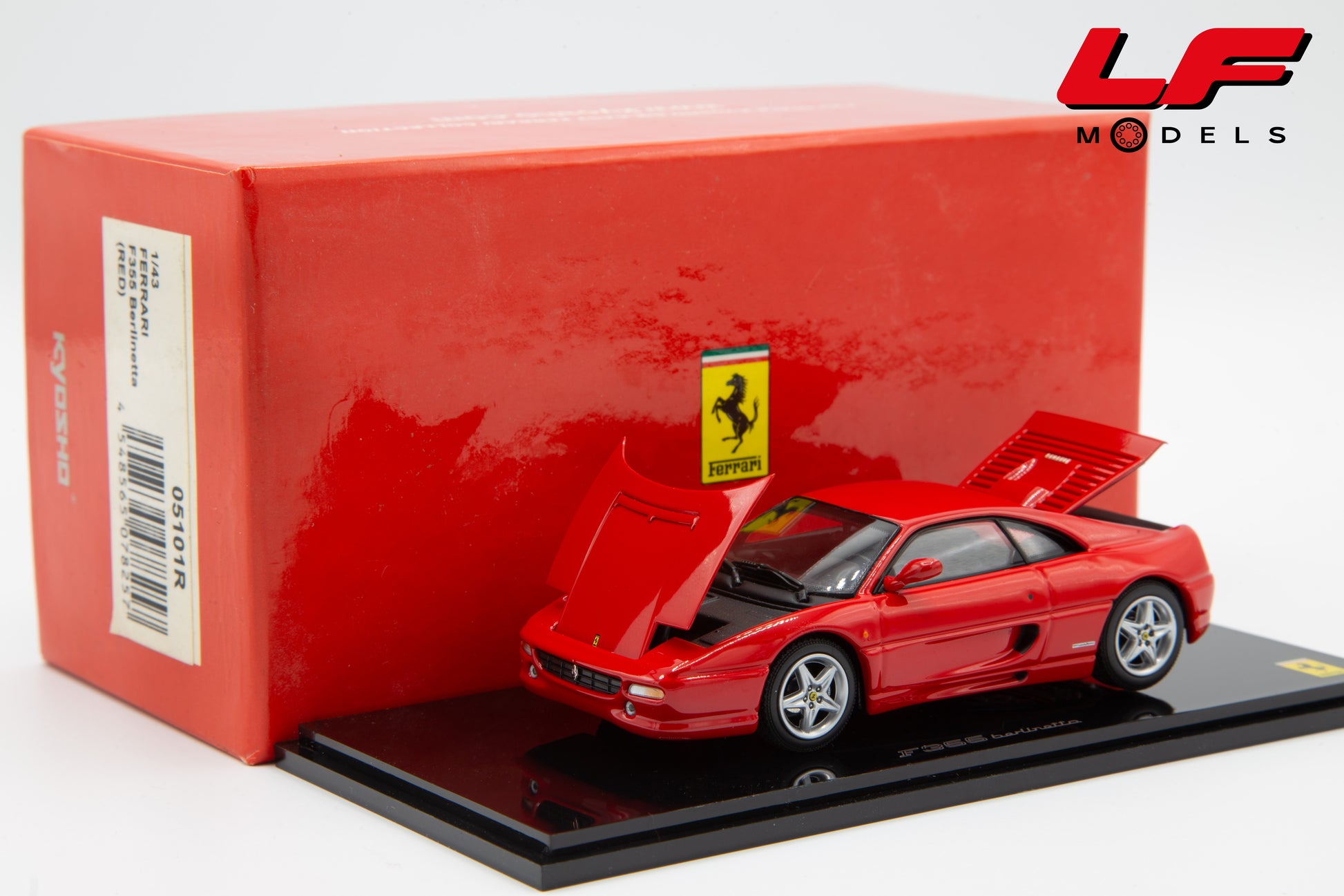 modellino ferrari f355 berlinetta kyosho 1:43 frontale