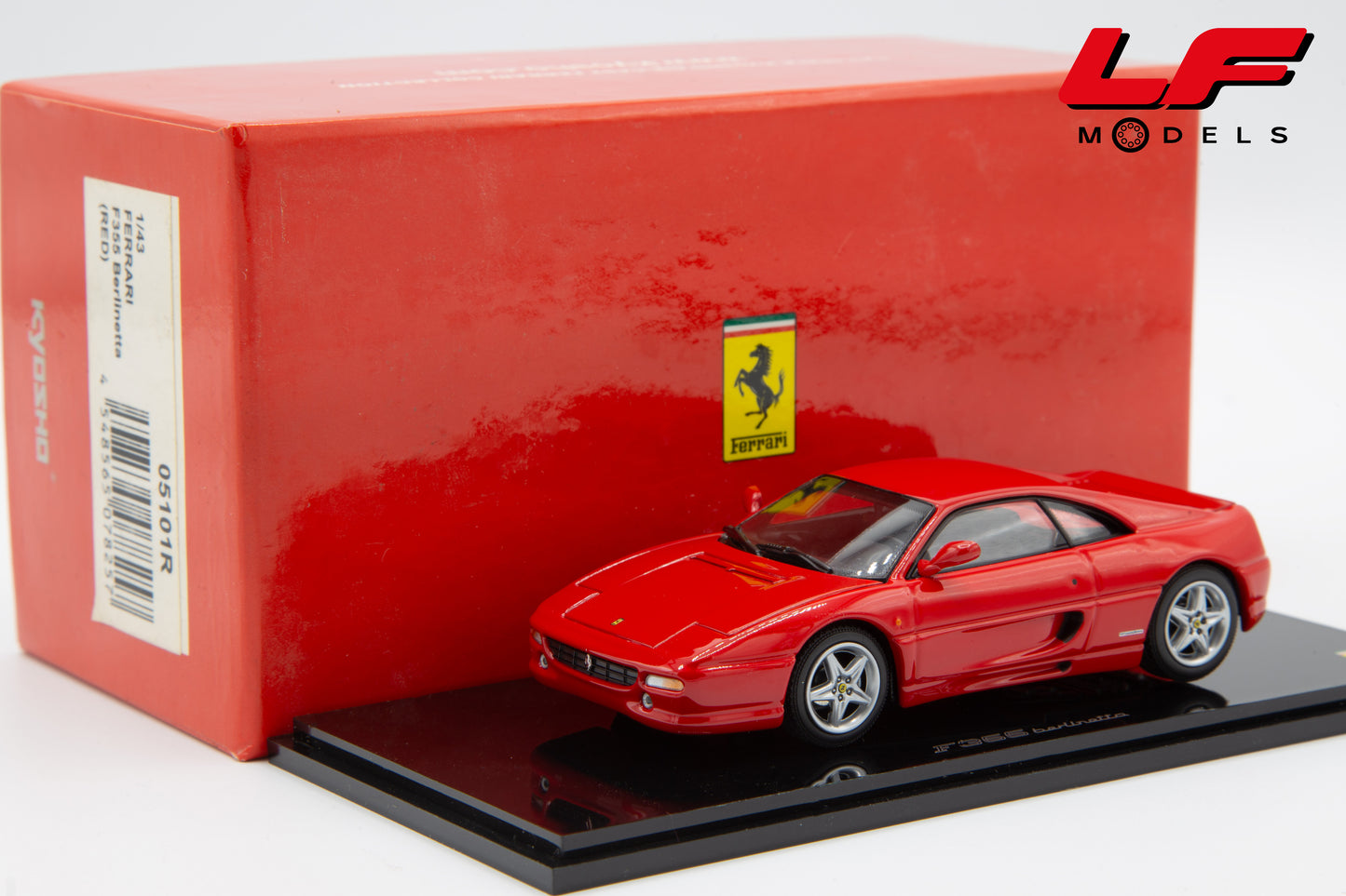 modellino ferrari f355 berlinetta kyosho 1:43 frontale