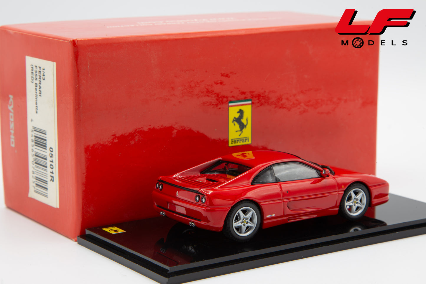 modellino ferrari f355 berlinetta kyosho 1:43 posteriore