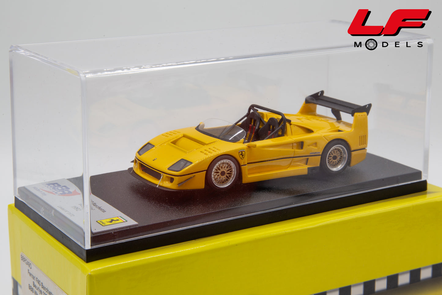 modellino f40 barchetta bbr 1:43 teca