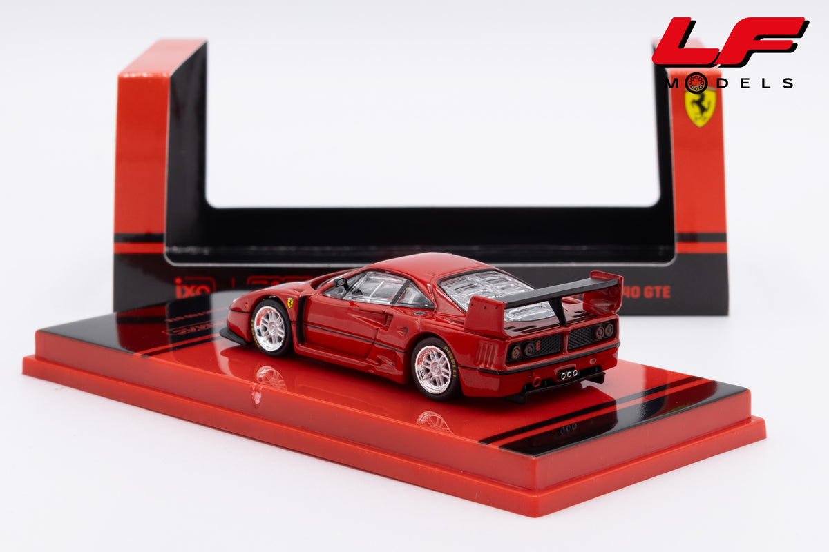 modellino ferrari f40 gte tarmac 1:64 T64R-088-RE vista posteriore