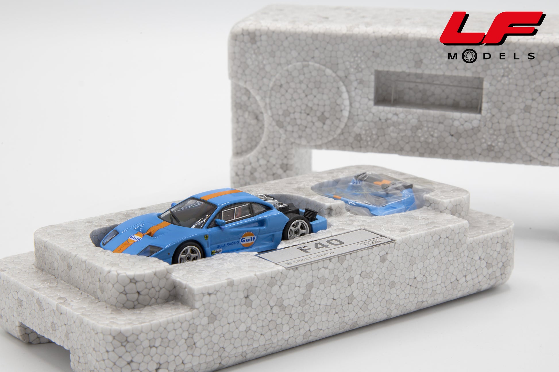 modellino ferrari f40 street warrior 1:64 frontale