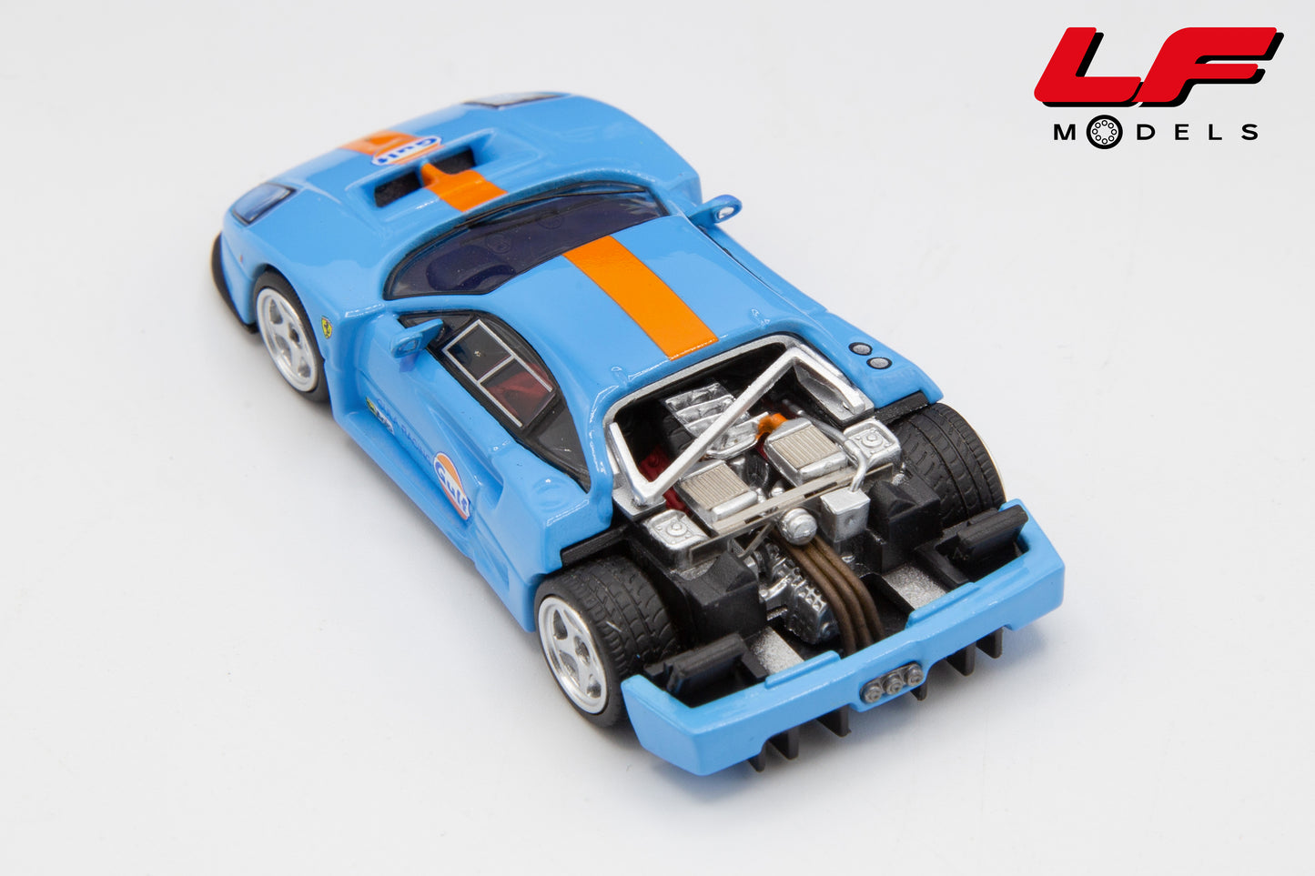 modellino ferrari f40 street warrior 1:64 motore