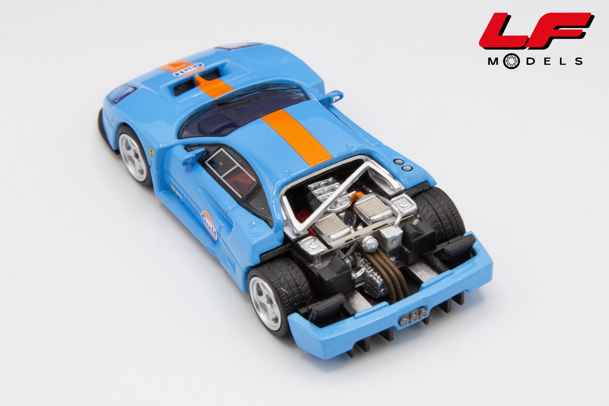 modellino ferrari f40 street warrior 1:64 motore