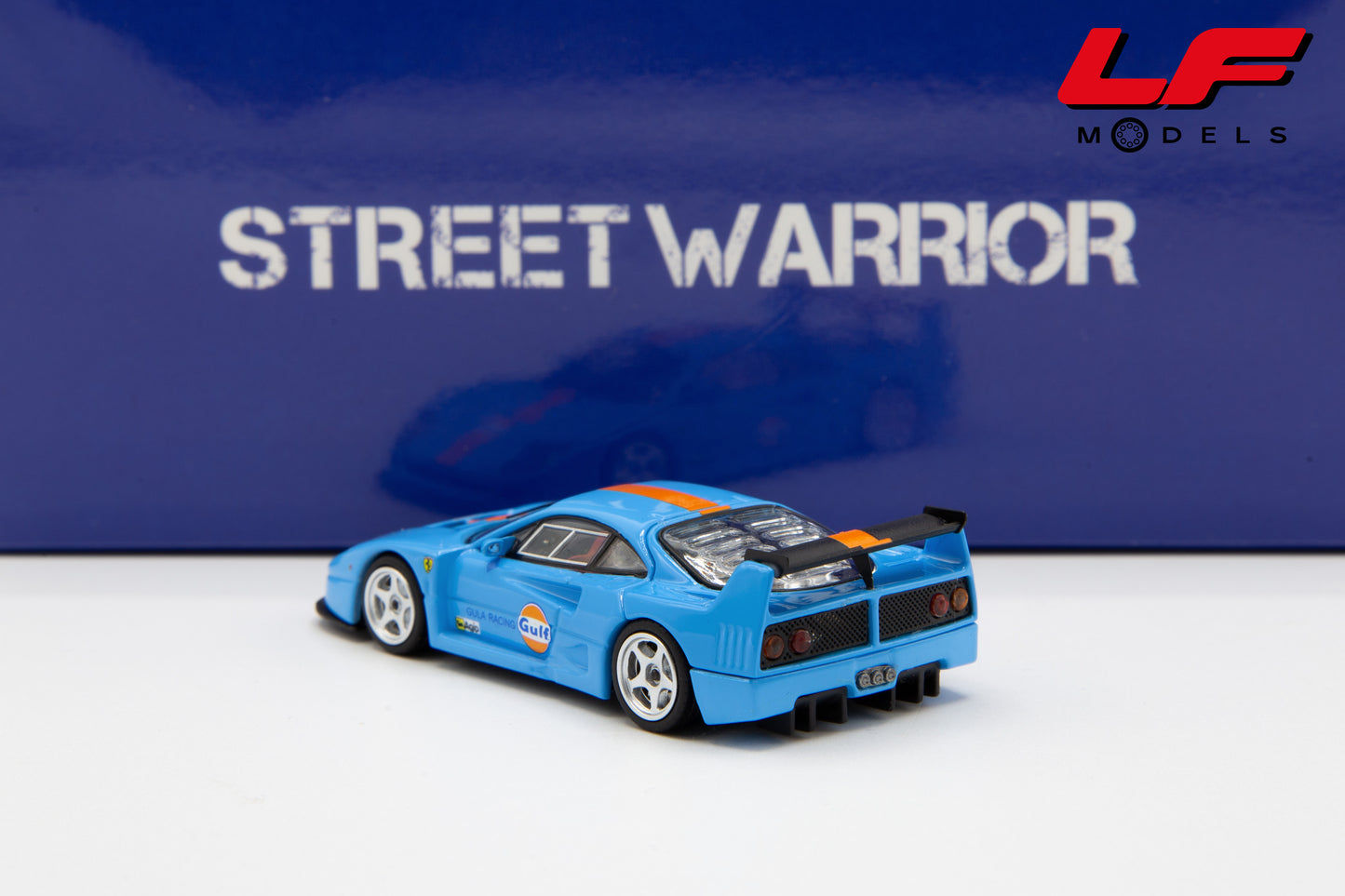 modellino ferrari f40 street warrior 1:64 posteriore