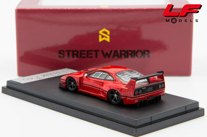 modellino ferrari f40 lbwk street warrior 1:64 posteriore