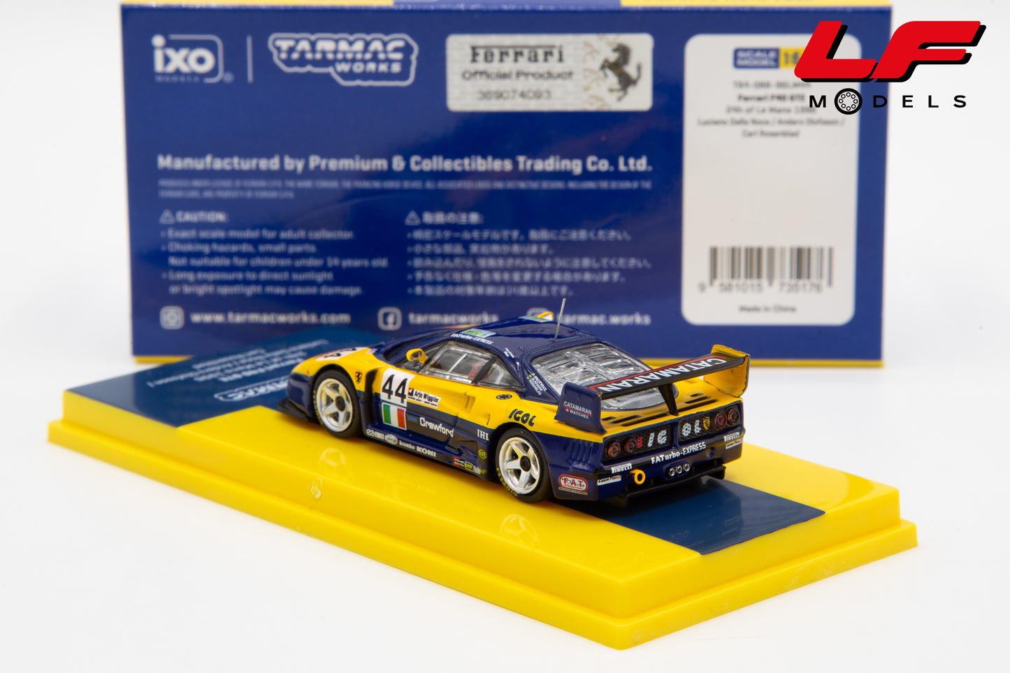 modellino ferrari f40 tarmac 1:64