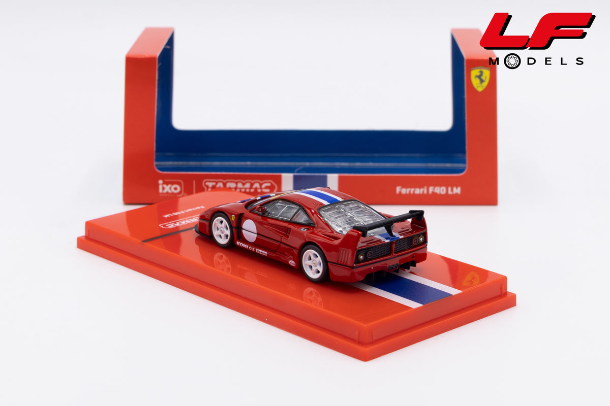 modellino ferrari f40 lm tarmac 1:64 T64-075-RE2 vista posteriore