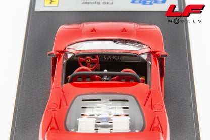 modellino ferrari f40 spider fiorano bbr 1:43 interni