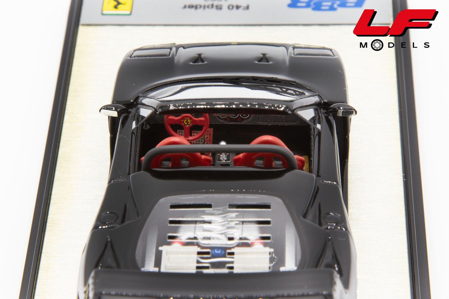 modellino ferrari f40 spider test bbr 1:43 interni
