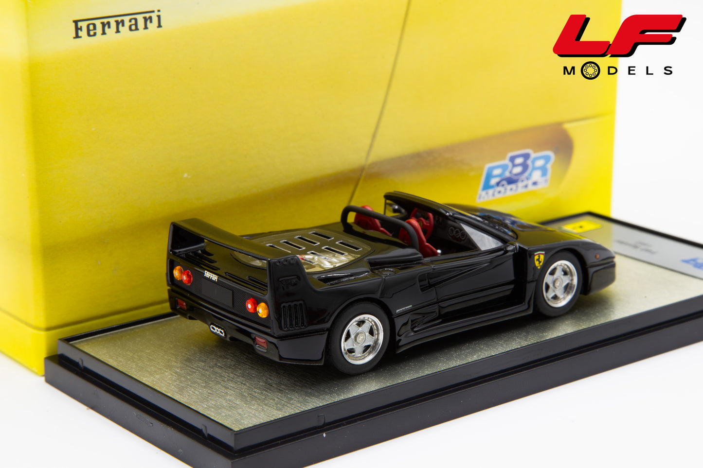 modellino ferrari f40 spider test bbr 1:43 posteriore