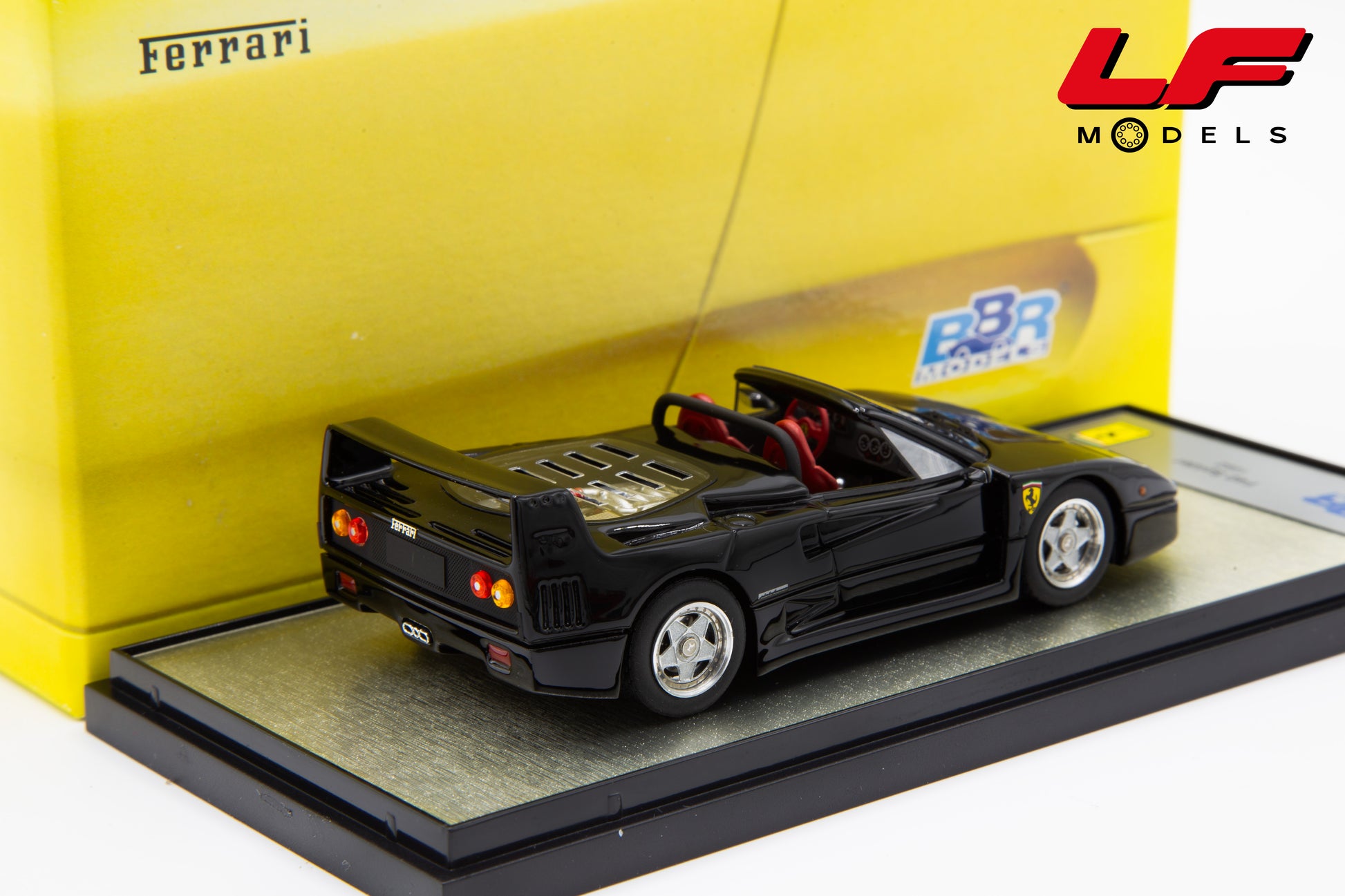 modellino ferrari f40 spider test bbr 1:43 posteriore