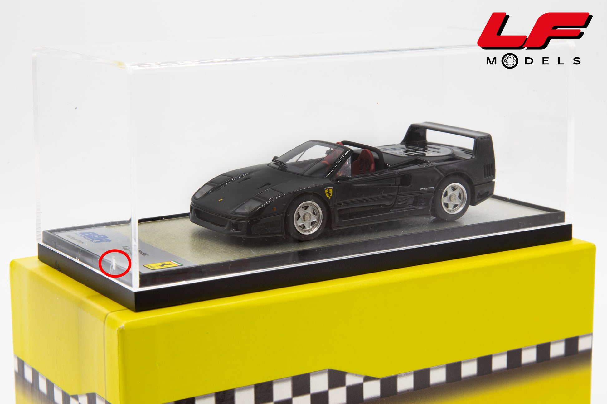 modellino ferrari f40 spider test bbr 1:43 teca