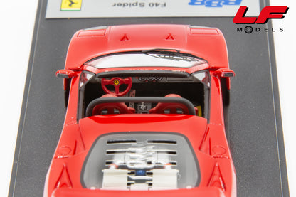 modellino ferrari f40 spider test bbr 1:43 interni