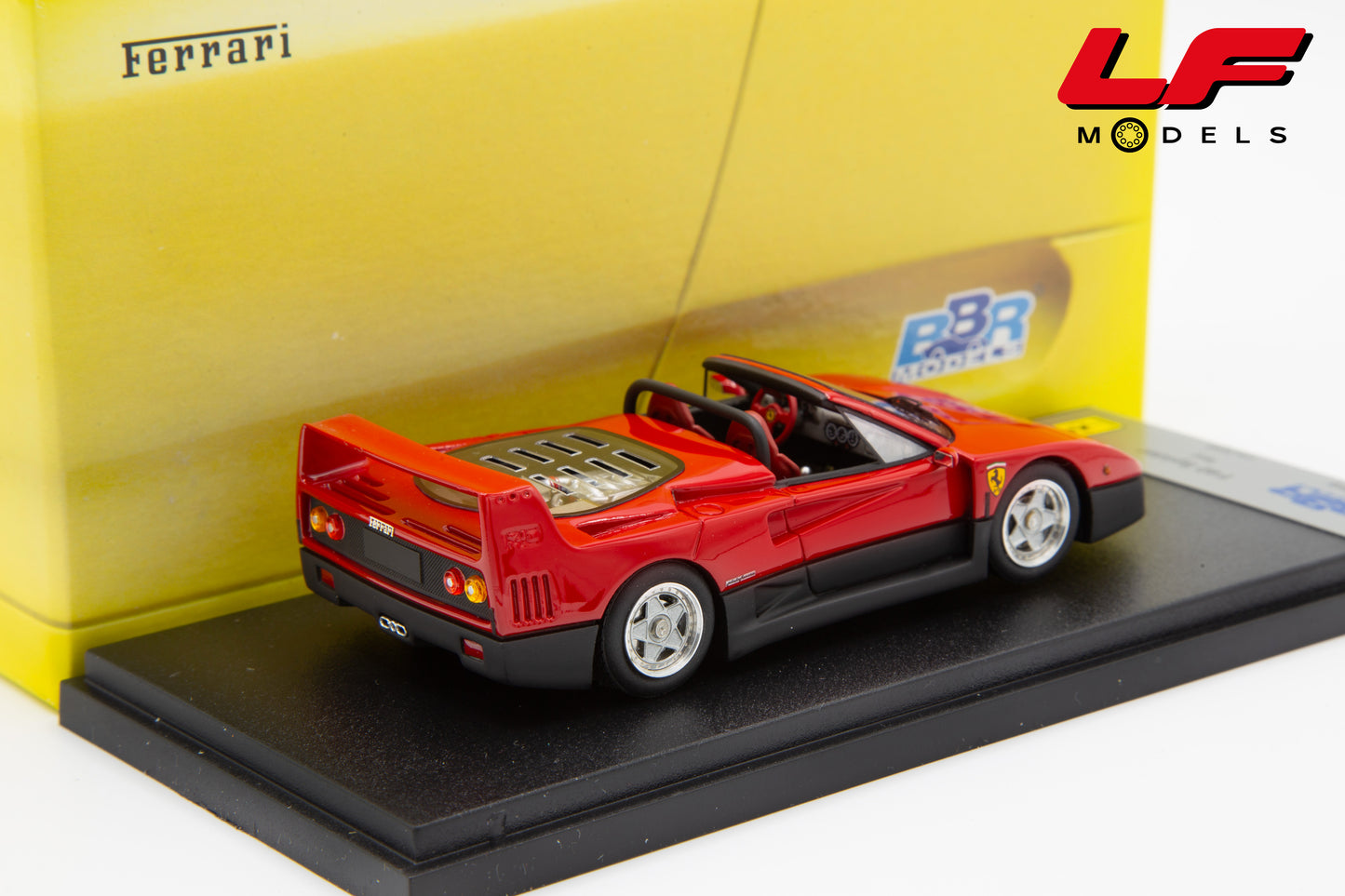 modellino ferrari f40 spider test bbr 1:43 posteriore