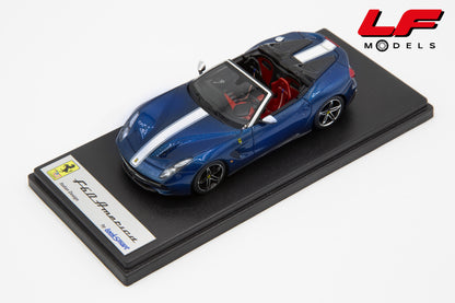 modellino ferrari f60 america spider blu nart looksmart 1:43 LS443 vista frontale