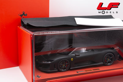 modellino ferrari f80 matt black bbr 1:18 P18253MB vista scatola