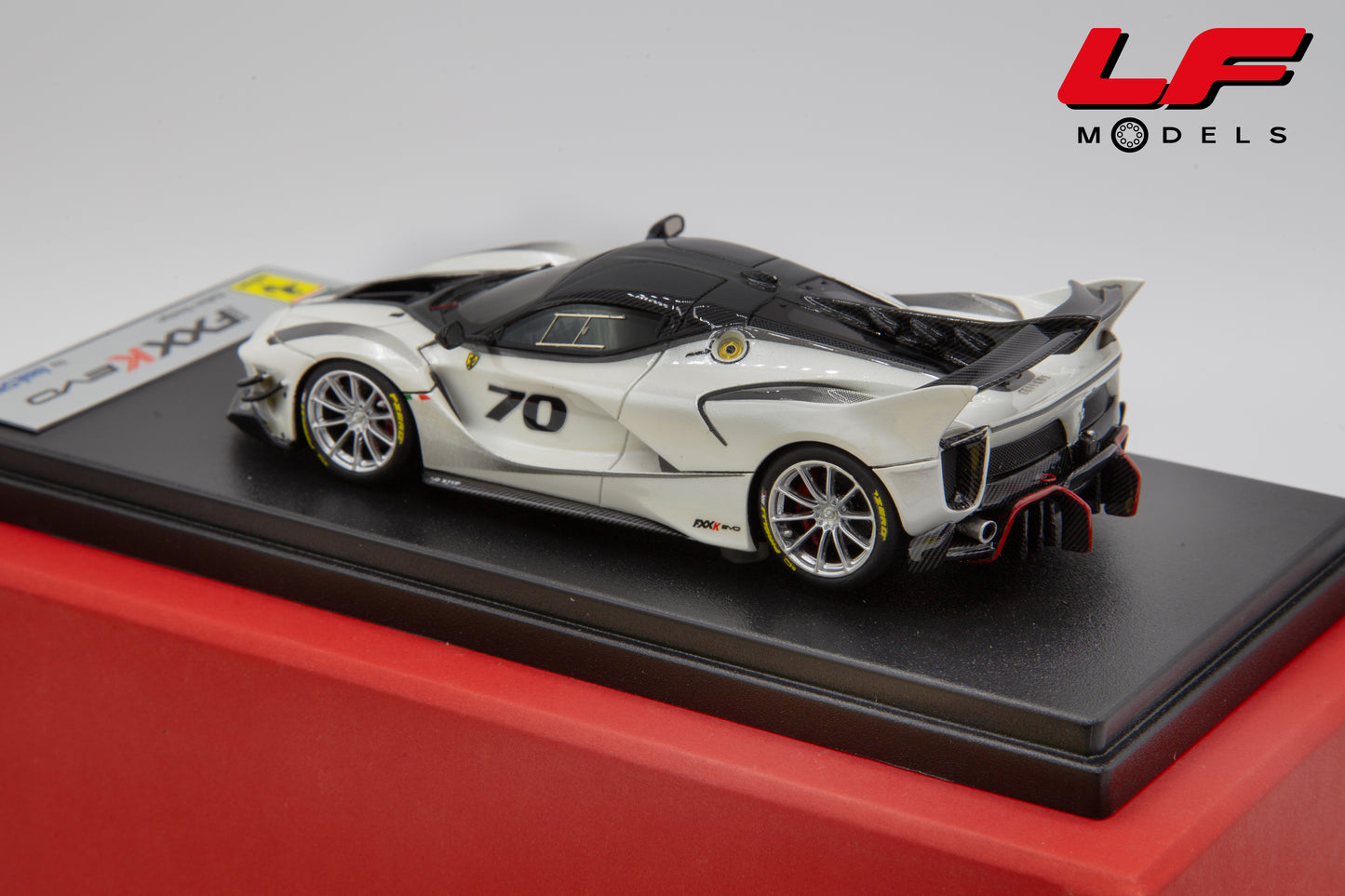 modellino ferrari fxx-k evo looksmart 1:43 posteriore