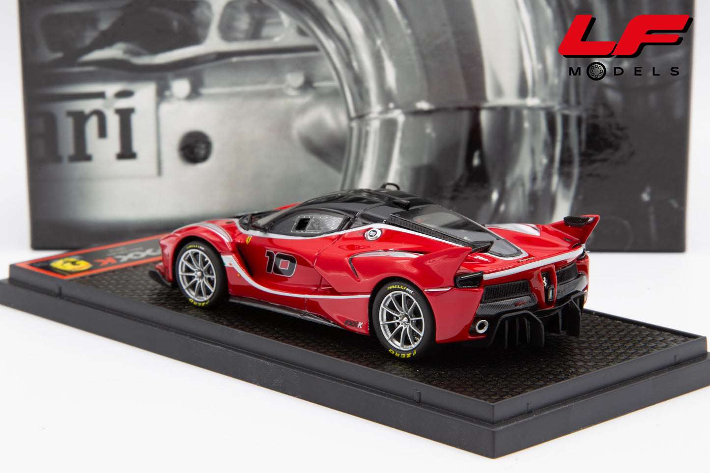 modellino ferrari fxx-k bbr 1:43 BBRC164 vista posteriore