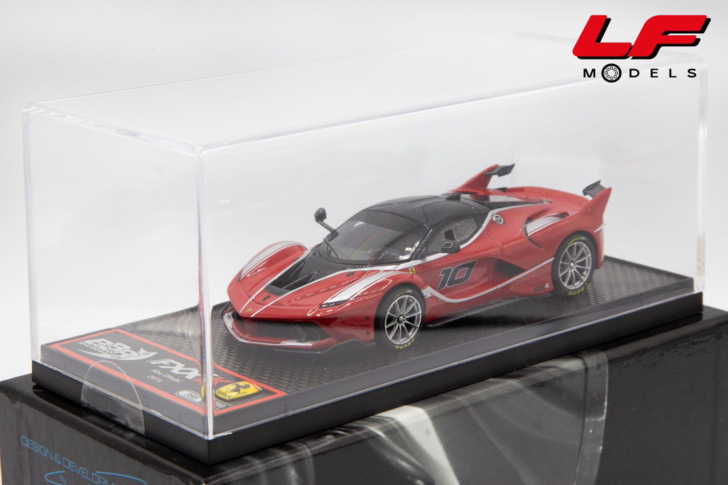 modellino ferrari fxx-k bbr 1:43 BBRC164 vista teca