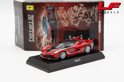 modellino ferrari fxx k kyosho 1:64 frontale