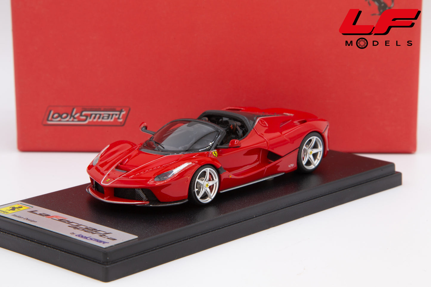 modellino ferrari laferrari aperta looksmart 1:43 LS462B vista frontale