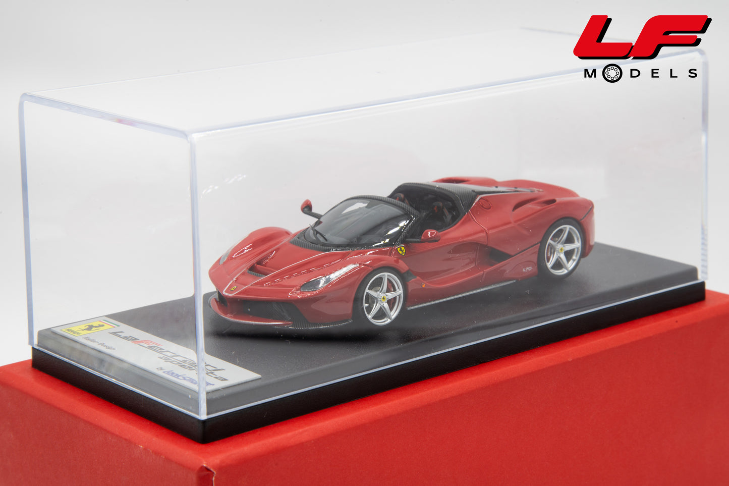modellino ferrari laferrari aperta looksmart 1:43 LS462B vista teca