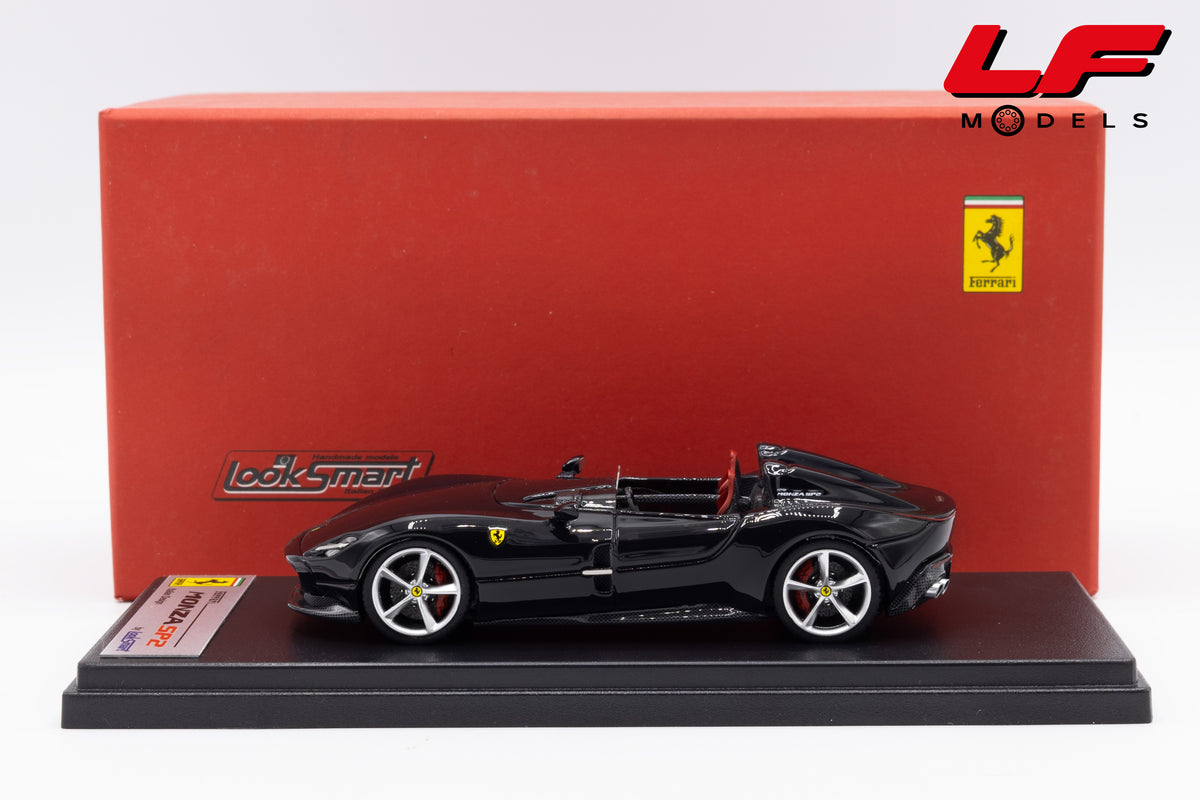 modellino ferrari monza sp2 nero ds looksmart 1:43 LS500A vista laterale